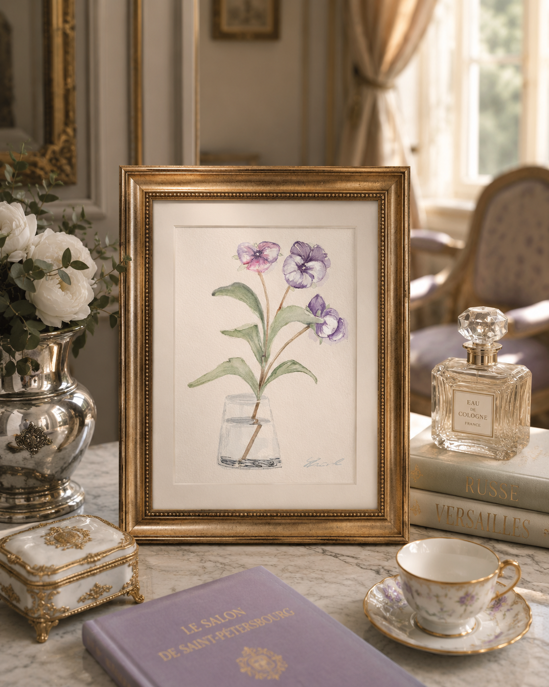 Violet Still Life